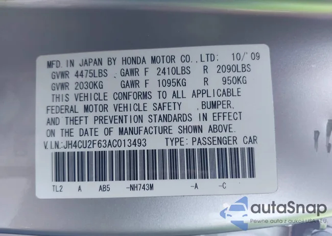 JH4CU2F63AC013493: 43822519