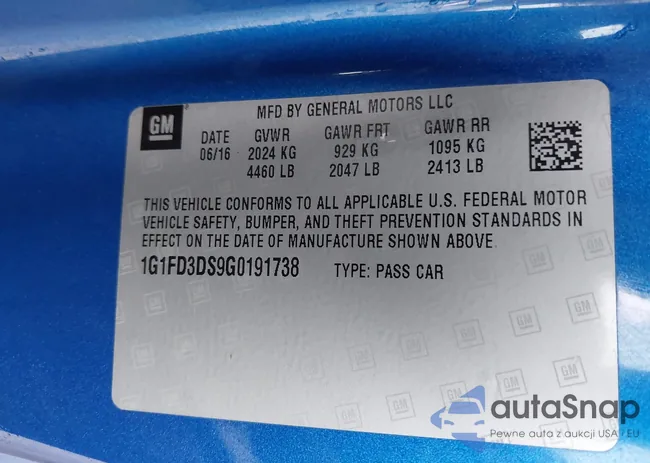 1G1FD3DS9G0191738: 43822616