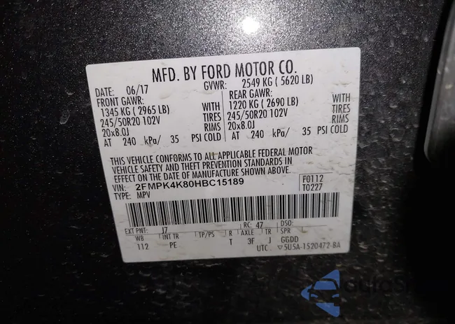 2FMPK4K80HBC15189: 43822704