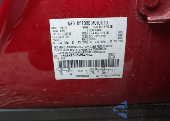 1FMSK8DH0MGA76943: 43823915