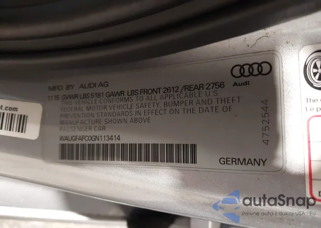 WAUGFAFC0GN113414: 43824005