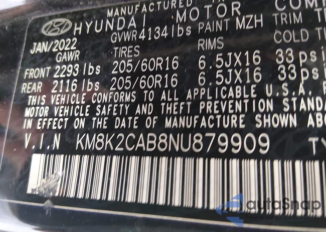 KM8K2CAB8NU879909: 43824252