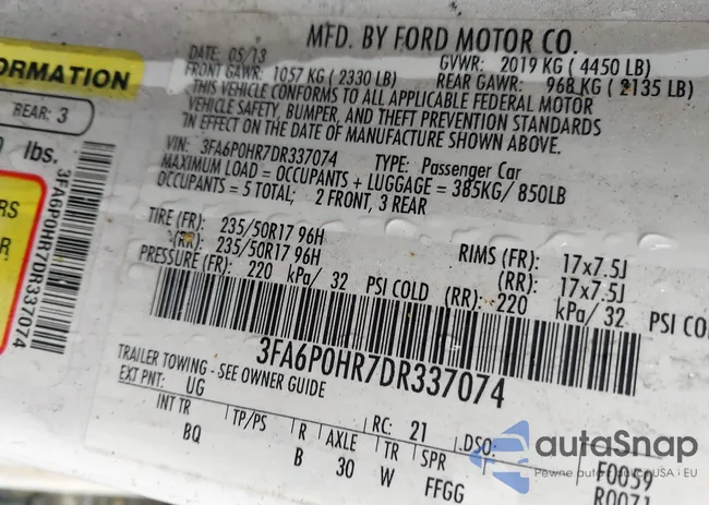 3FA6P0HR7DR337074: 43824262