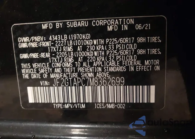 JF2GTAPC7M8362699: 43824295