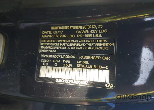 SJKCH5CP3JA054087: 43824453