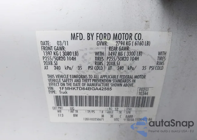 1FMHK7D84BGA42585: 43823567