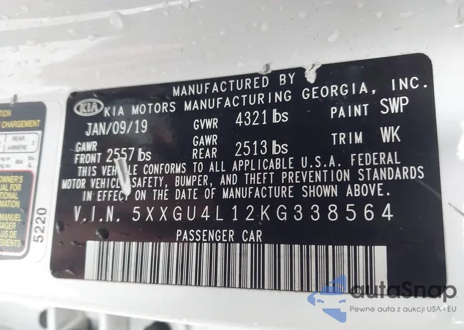 5XXGU4L12KG338564: 43823736