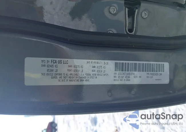 2C3CDXCT1KH519741: 43823788