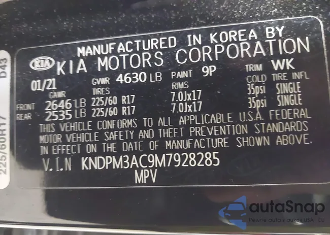 KNDPM3AC9M7928285: 43823800