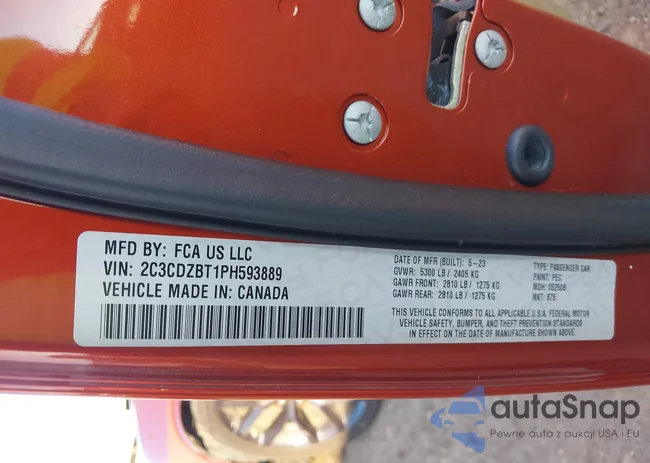 2C3CDZBT1PH593889: 43824965