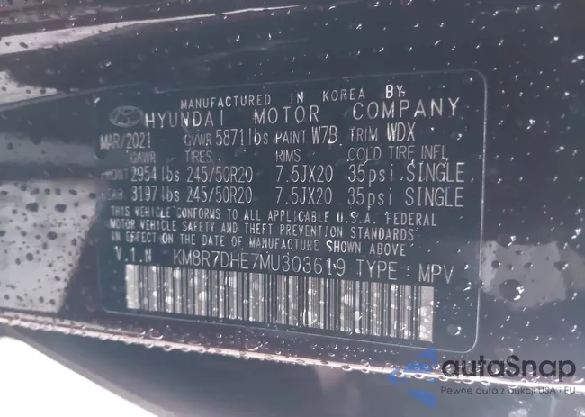 KM8R7DHE7MU303619: 43825425