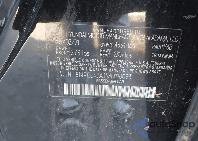 5NPEL4JA1MH118093: 43824644