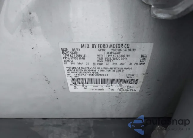 1FM5K7F85DGC93683: 43824800