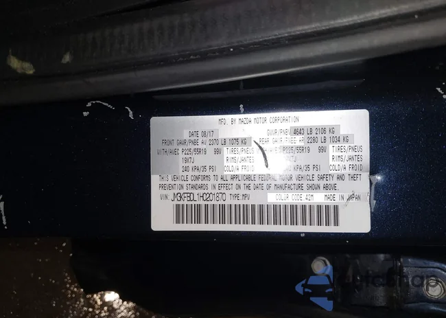 JM3KFBDL1H0201870: 43824869