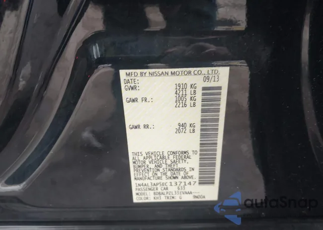 1N4AL3AP5EC137147: 43825641