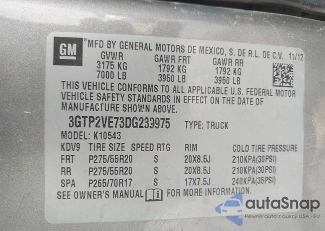 3GTP2VE73DG239975: 43826621