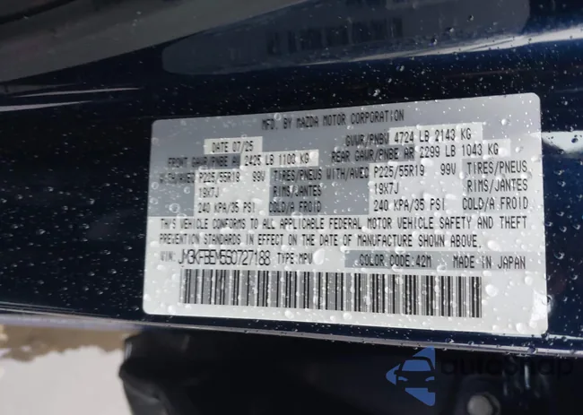 JM3KFBEM5S0727188: 43826718