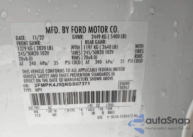 2FMPK4J90NBB07371: 43826739