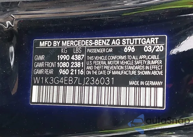 W1K3G4EB7LJ236031: 43826893