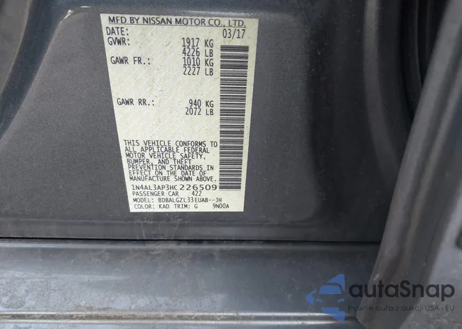 1N4AL3AP3HC226509: 43827978