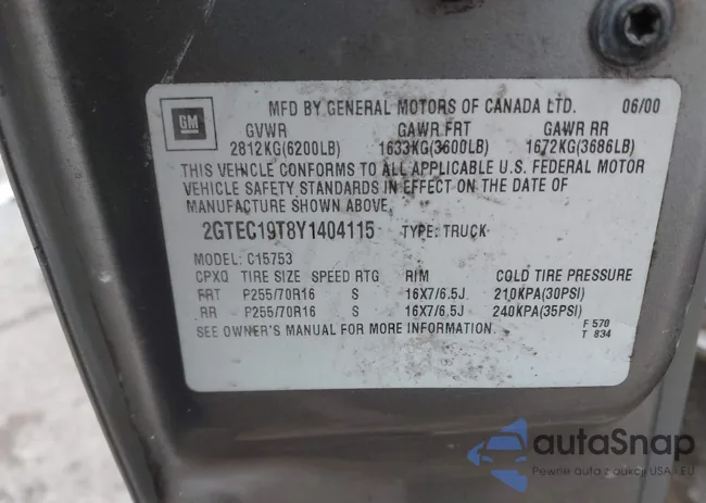 2GTEC19T8Y1404115: 43828094