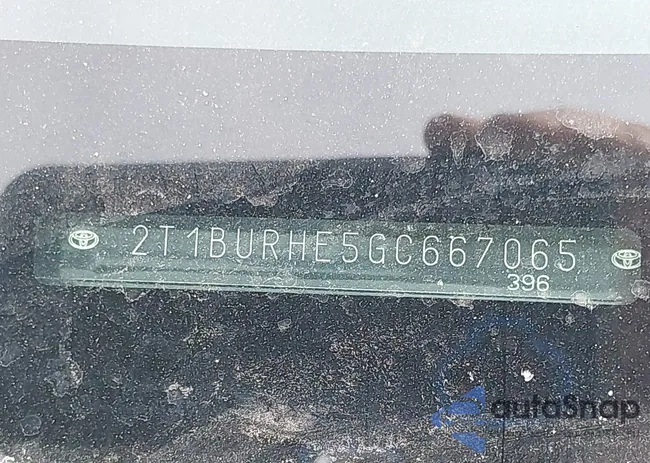 2T1BURHE5GC667065: 43827692