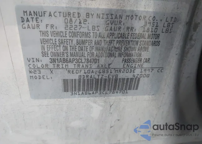 3N1AB6AP3CL784701: 43828942