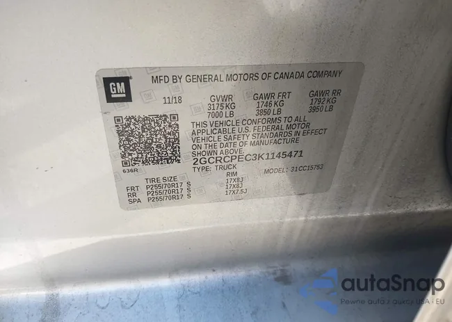 2GCRCPEC3K1145471: 43828974