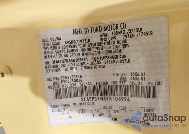 3FAFP37N85R108954: 43829318