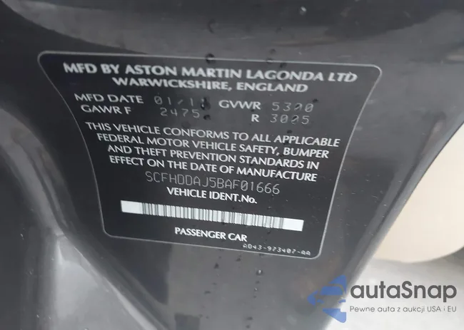 SCFHDDAJ5BAF01666: 43828752