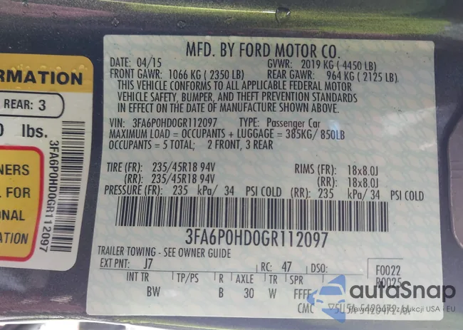 3FA6P0HD0GR112097: 43828764