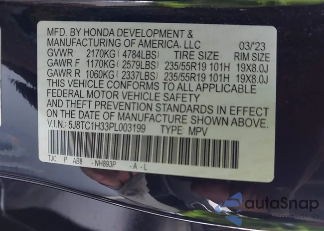 5J8TC1H33PL003199: 43828850