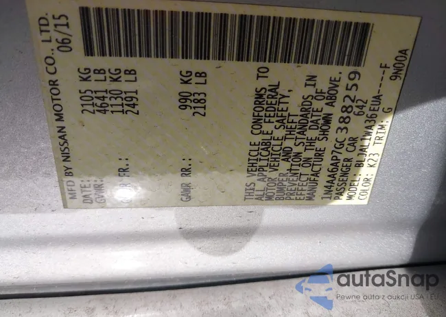 1N4AA6AP7GC388259: 43828905