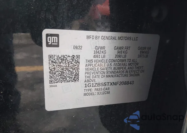 1G1ZB5STXNF208843: 43830003