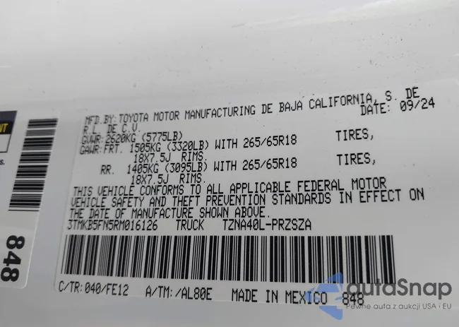 3TMKB5FN5RM016126: 43830343