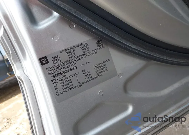 5GAKRBED0BJ391879: 43830501