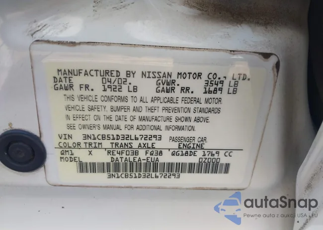 3N1CB51D32L672293: 43830969