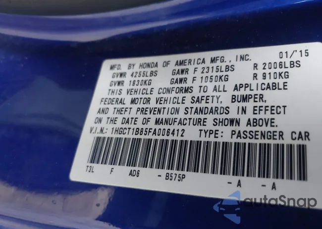 1HGCT1B85FA006412: 43831141