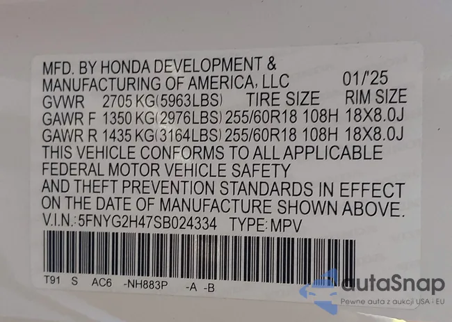 5FNYG2H47SB024334: 43831296