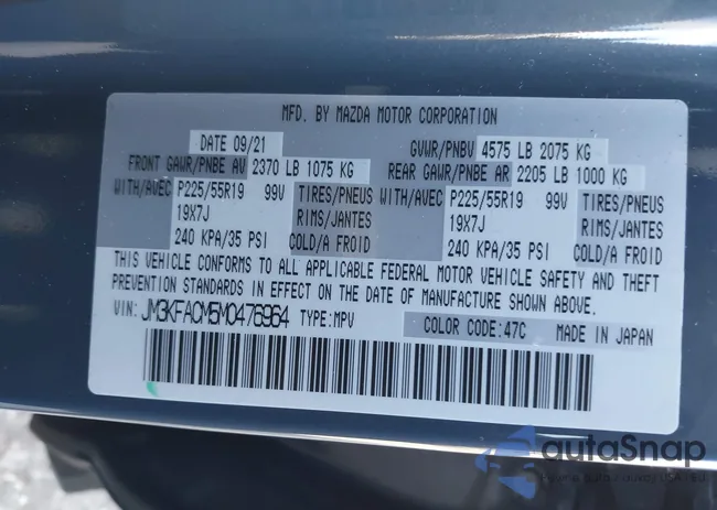 JM3KFACM5M0476964: 43832019