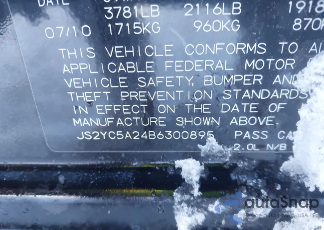 JS2YC5A24B6300895: 43832054