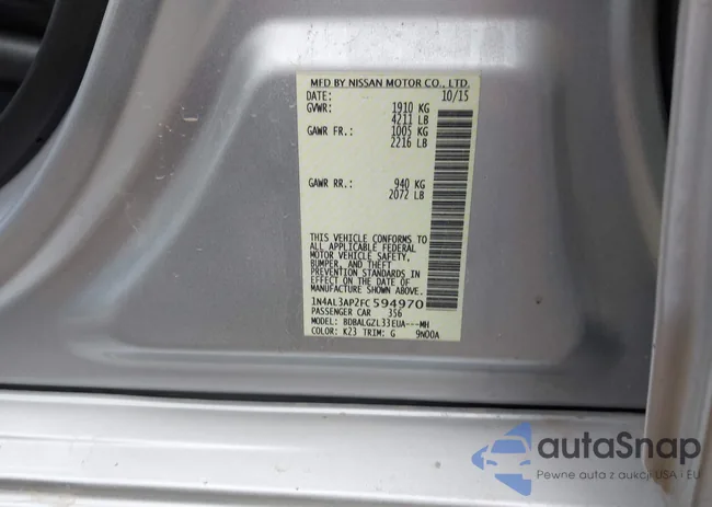 1N4AL3AP2FC594970: 43831583