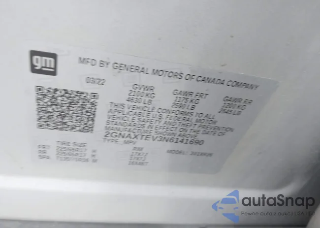 2GNAXTEV3N6141690: 43831853