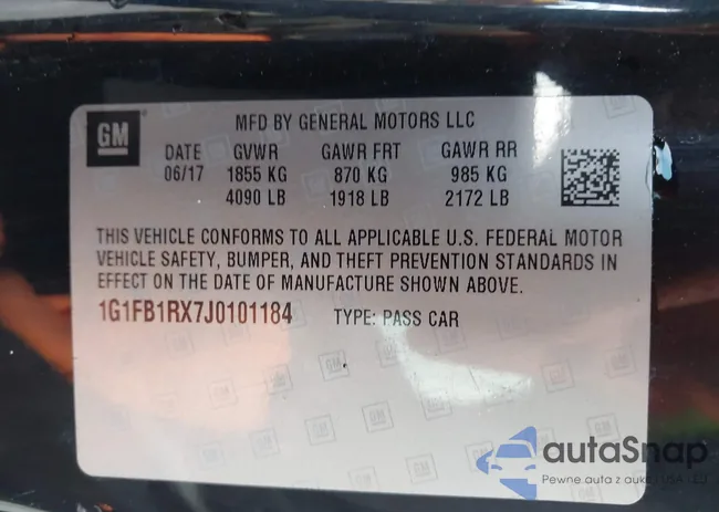 1G1FB1RX7J0101184: 43833107