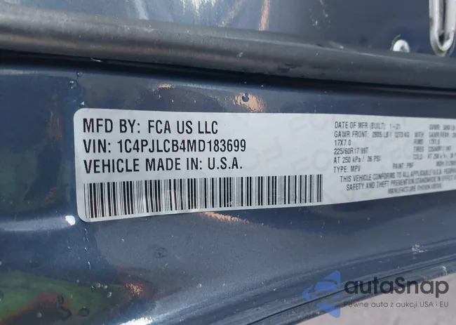 1C4PJLCB4MD183699: 43833371