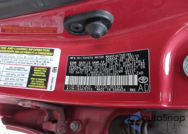 2T1BURHE9EC025963: 43833404