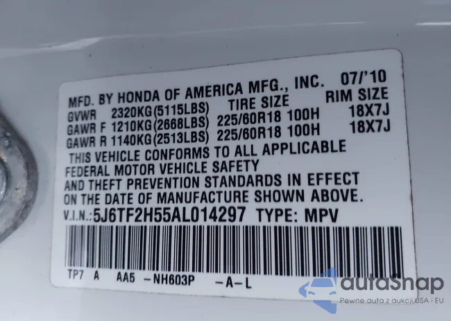 5J6TF2H55AL014297: 43832566
