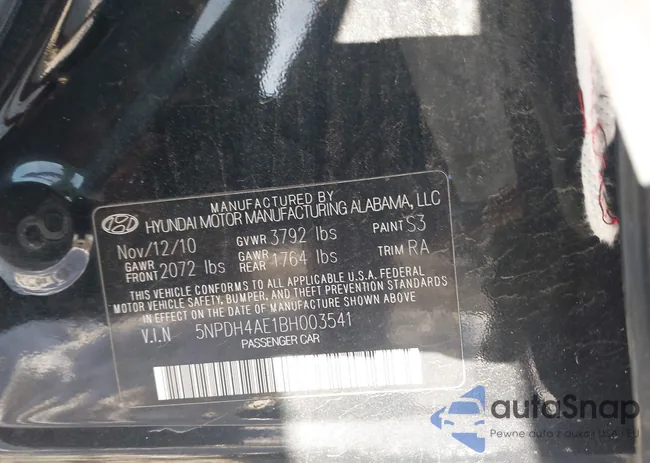 5NPDH4AE1BH003541: 43832651