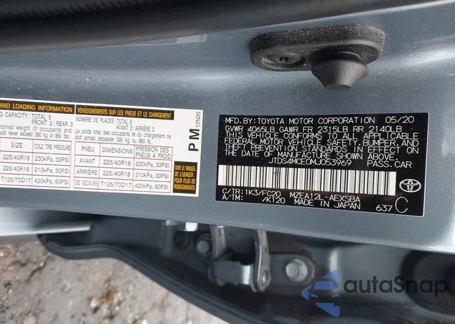 JTDS4MCE0MJ053969: 43832826