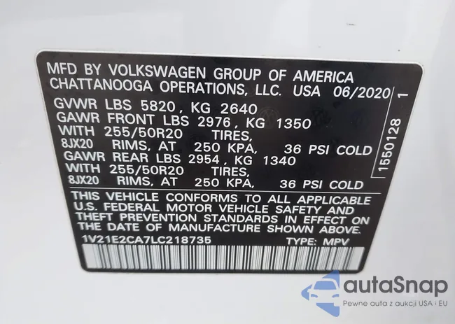 1V21E2CA7LC218735: 43832859